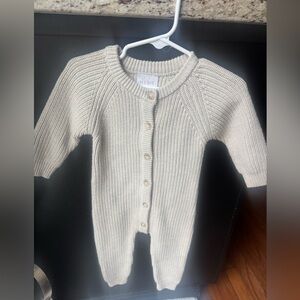 Mebie Kids Cream Knit One Piece. Like new